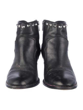 Zadig & Voltaire Leather Studded Accents Boots