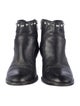 Zadig & Voltaire Leather Studded Accents Boots