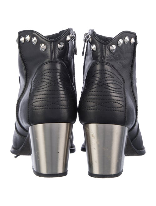 Zadig & Voltaire Leather Studded Accents Boots
