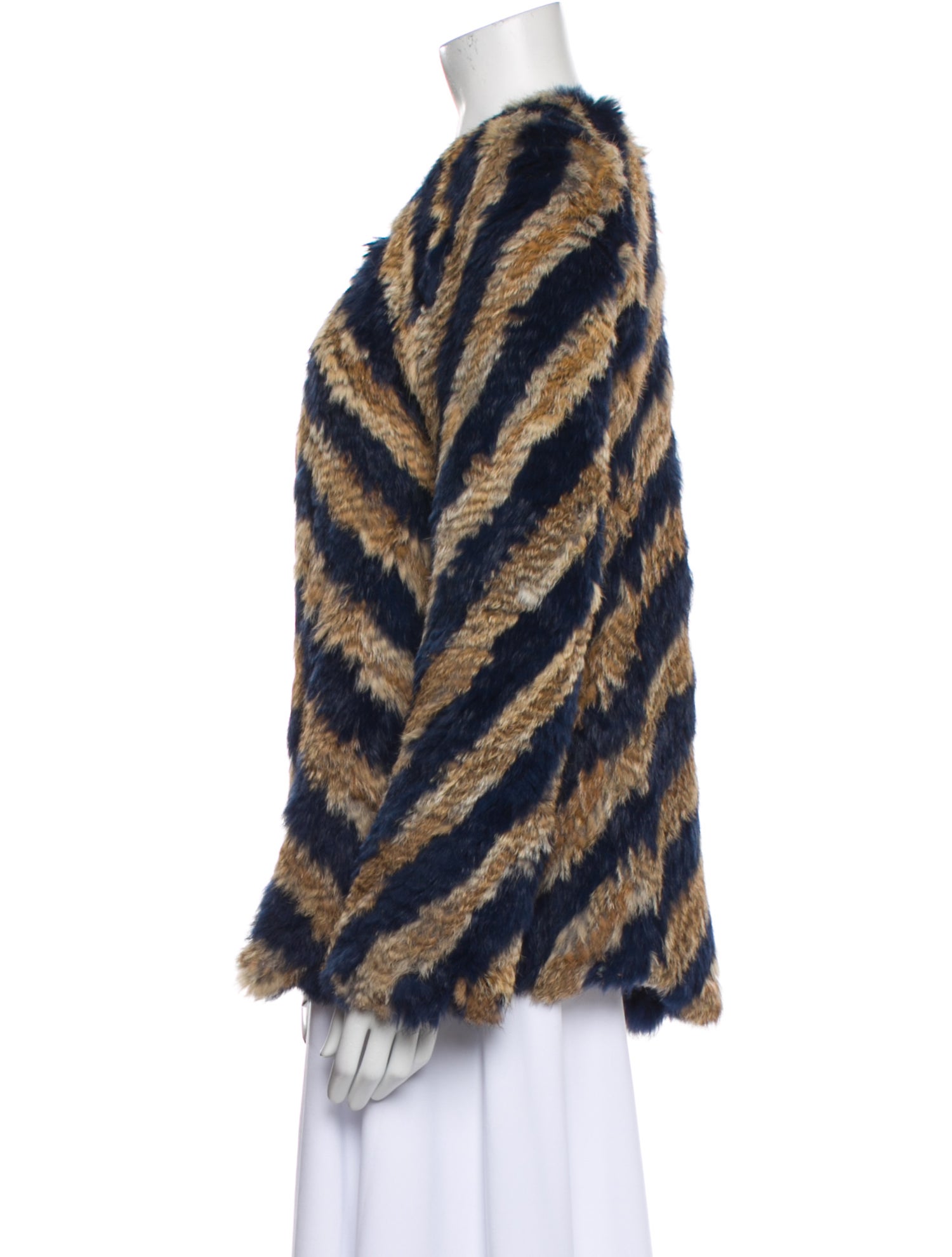 Zadig & Voltaire Animal Print Faux Fur Jacket