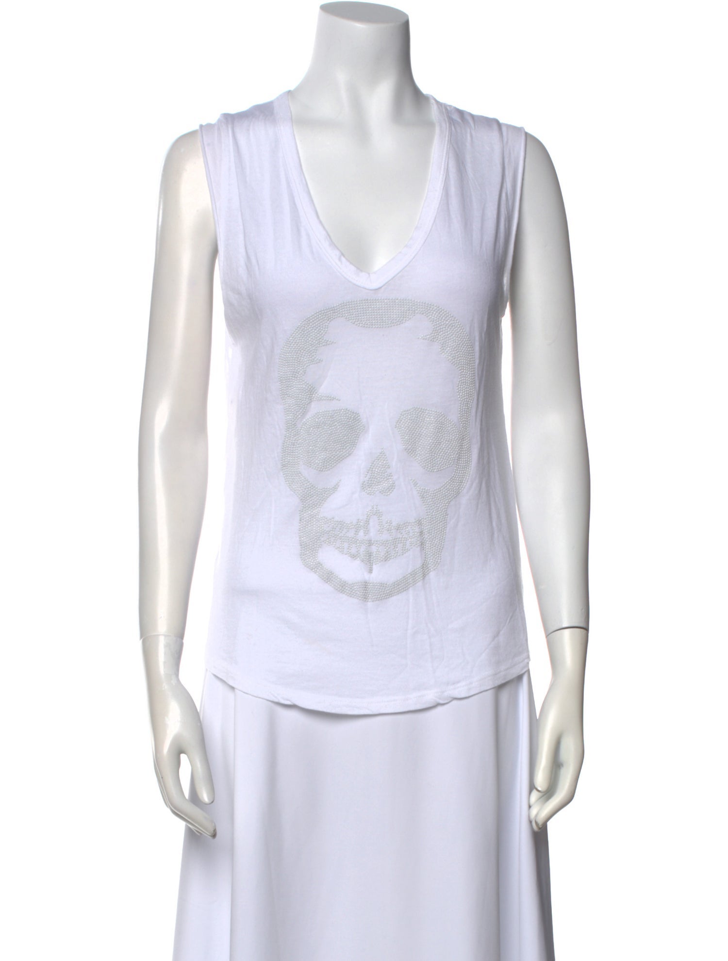 Zadig & Voltaire Graphic Print Scoop Neck Top