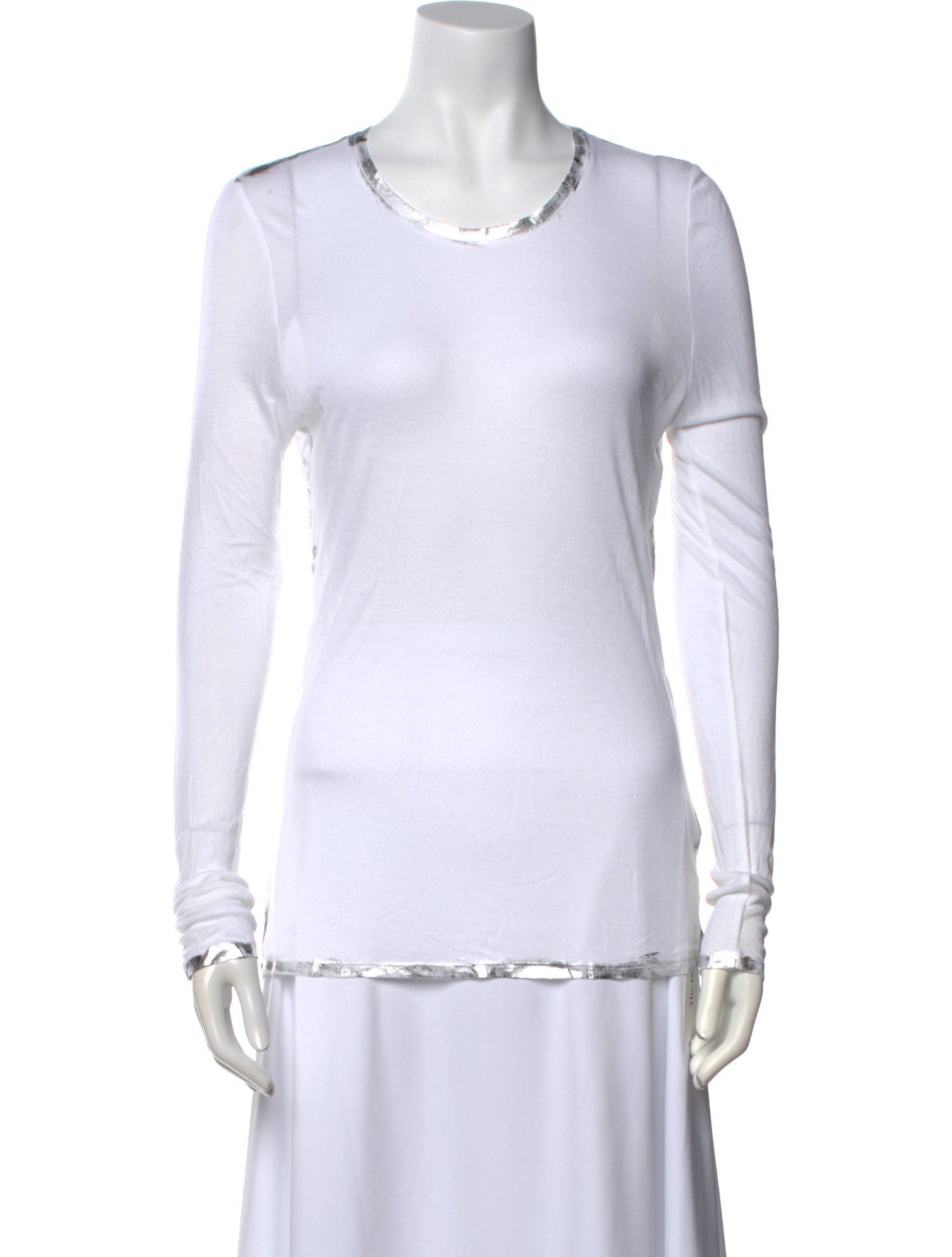 Zadig & Voltaire Scoop Neck Long Sleeve T-Shirt w/ Tags