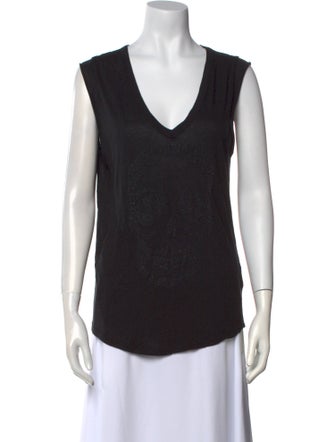 Zadig & Voltaire V-Neck Sleeveless Top