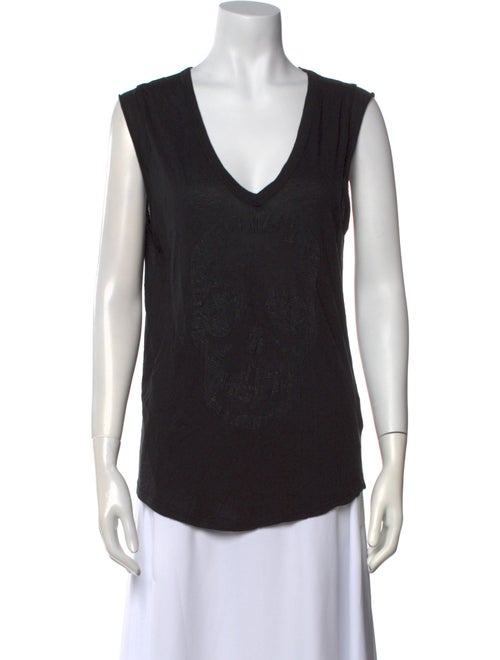 Zadig & Voltaire V-Neck Sleeveless Top
