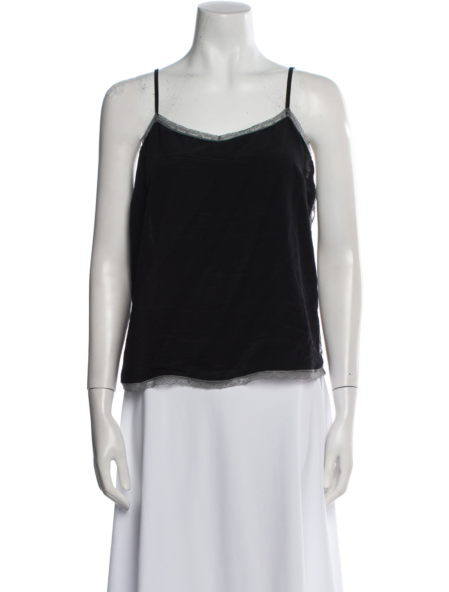 Zadig & Voltaire Square Neckline Sleeveless Top