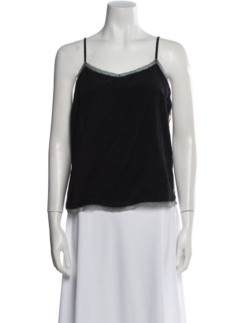 Zadig & Voltaire Square Neckline Sleeveless Top