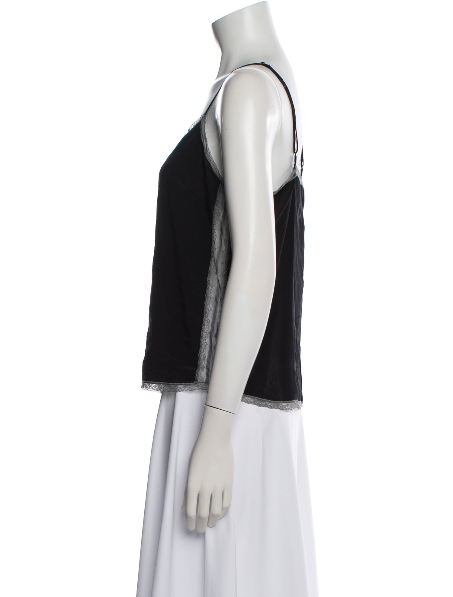 Zadig & Voltaire Square Neckline Sleeveless Top
