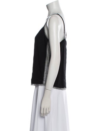 Zadig & Voltaire Square Neckline Sleeveless Top