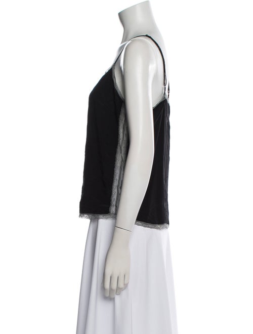 Zadig & Voltaire Square Neckline Sleeveless Top