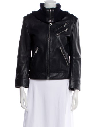 Zadig & Voltaire Leather Biker Jacket