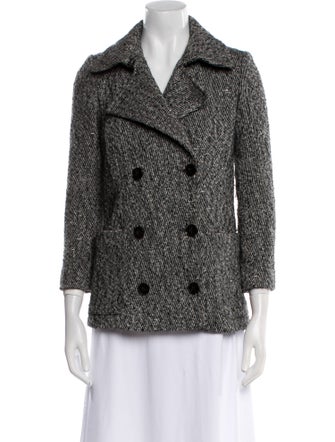 Zadig & Voltaire Tweed Pattern Blazer