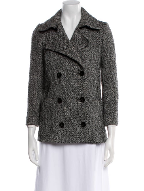Zadig & Voltaire Tweed Pattern Blazer