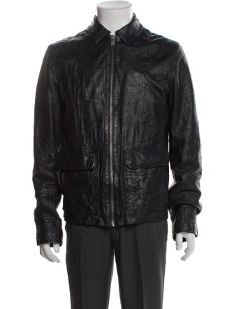 Zadig & Voltaire Lamb Leather Moto Jacket