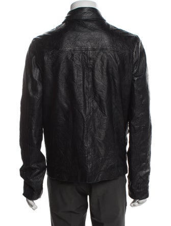 Zadig & Voltaire Lamb Leather Moto Jacket