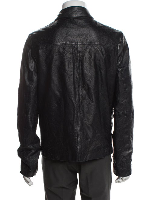 Zadig & Voltaire Lamb Leather Moto Jacket