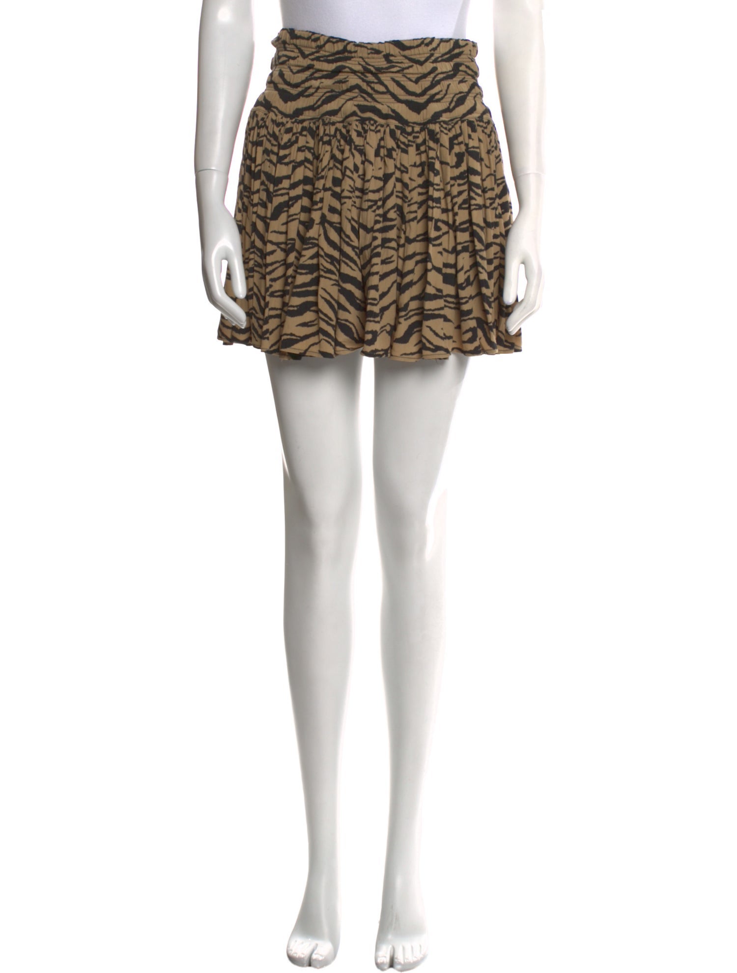 Zadig & Voltaire Animal Print Mini Skirt