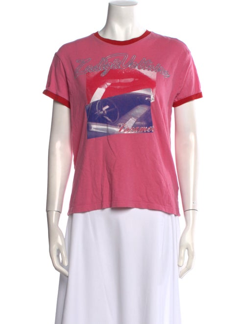 Zadig & Voltaire Graphic Print Crew Neck T-Shirt