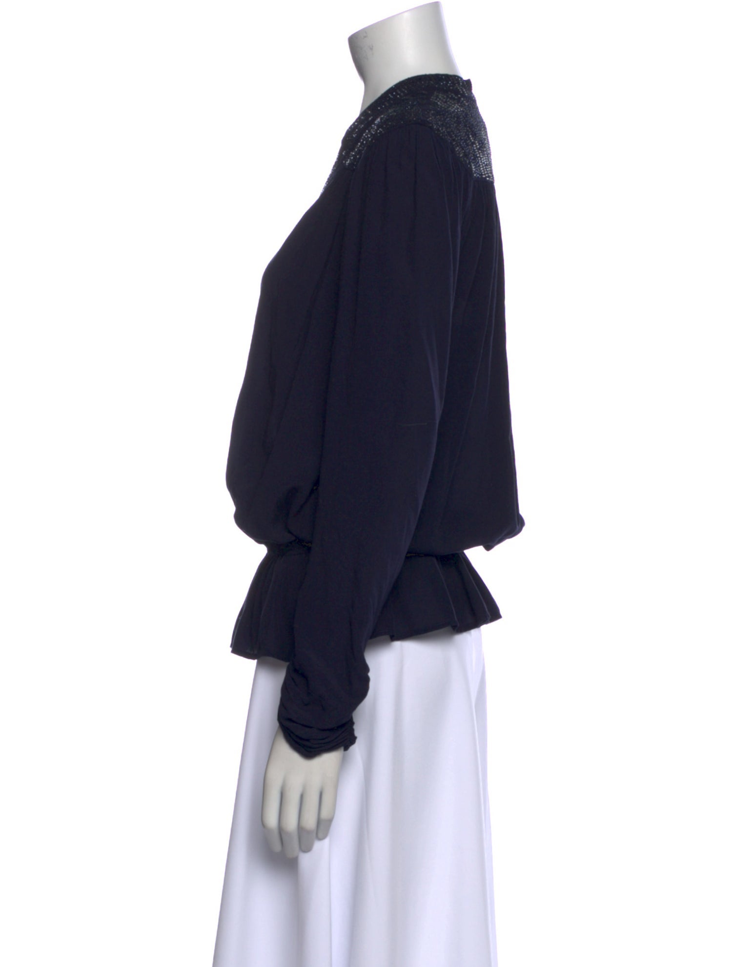 Zadig & Voltaire V-Neck Long Sleeve Blouse