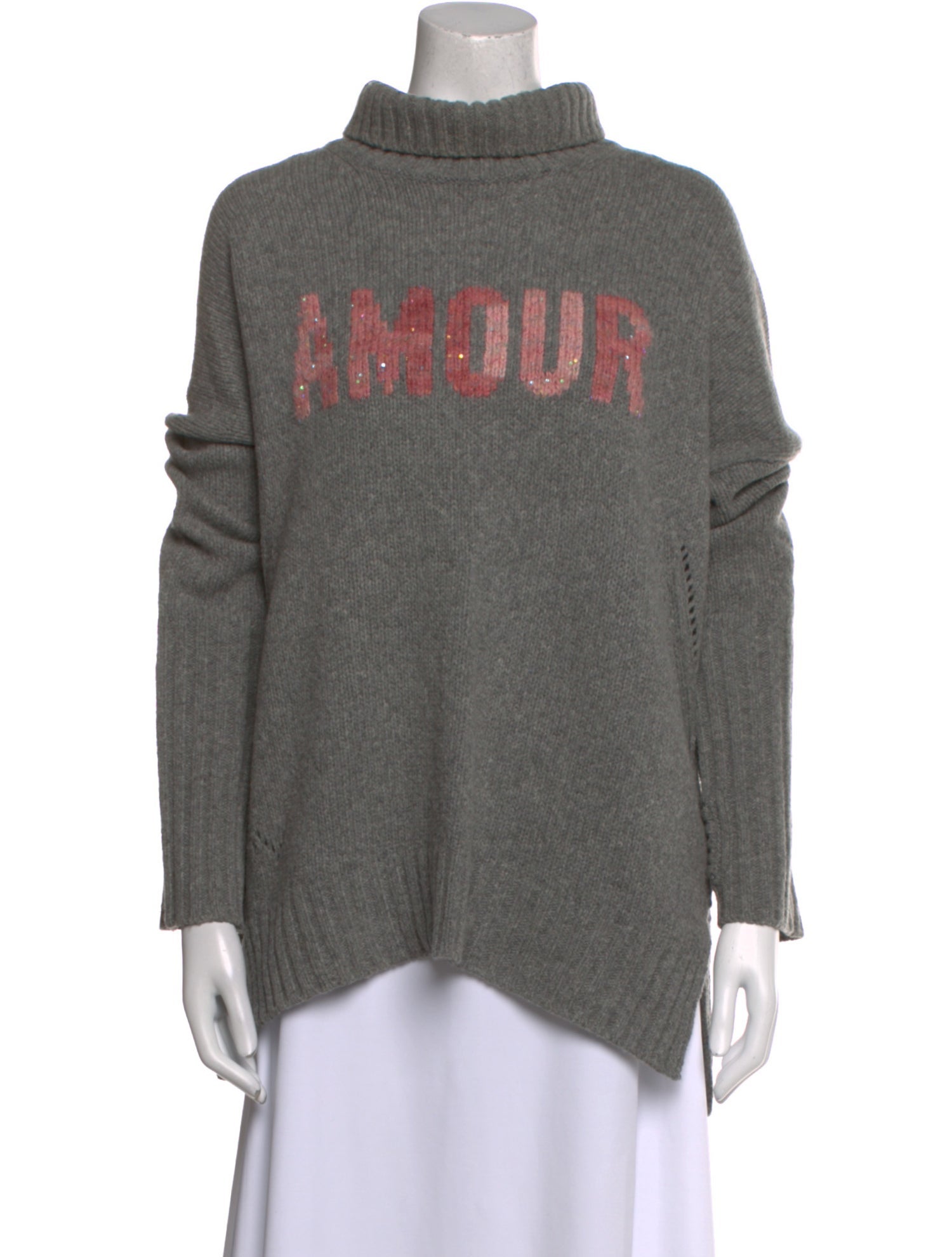 Zadig & Voltaire Merino Wool Graphic Print Sweater