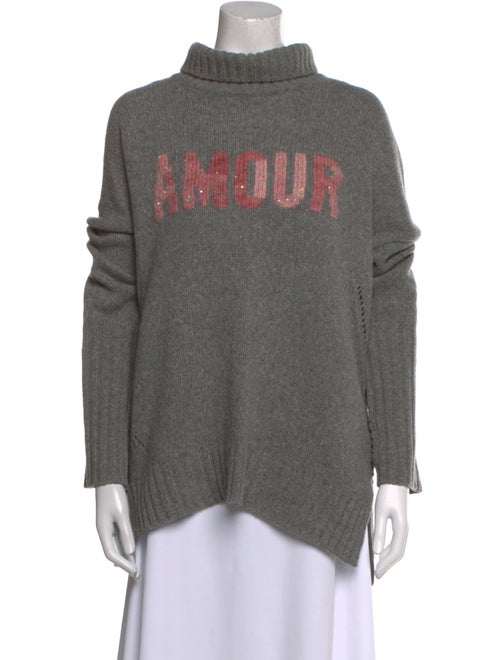 Zadig & Voltaire Merino Wool Graphic Print Sweater