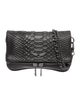 Zadig & Voltaire Embossed Leather Clutch