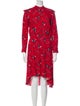 Zadig & Voltaire Floral Print Midi Length Dress