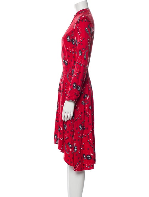 Zadig & Voltaire Floral Print Midi Length Dress