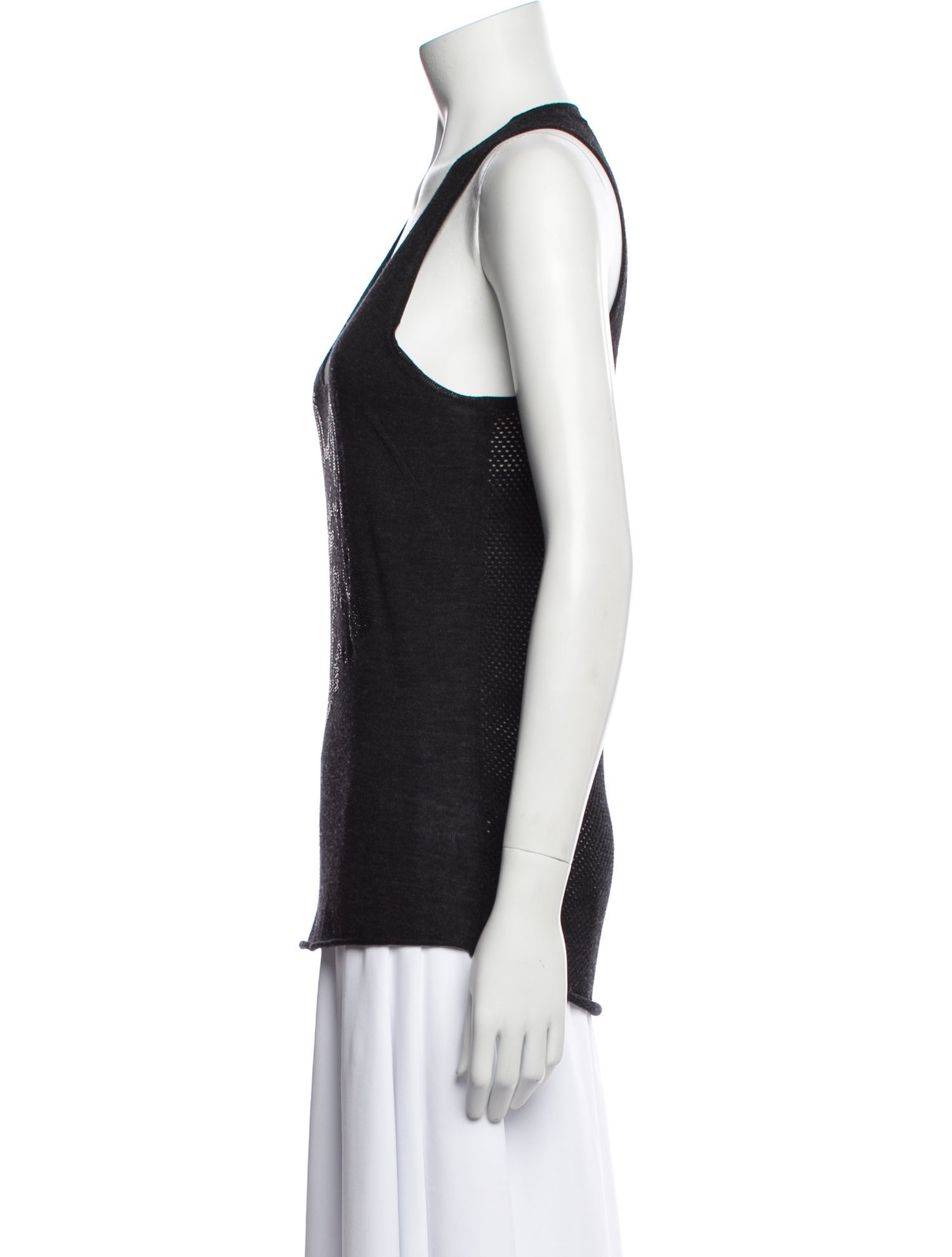 Zadig & Voltaire Merino Wool Scoop Neck Top