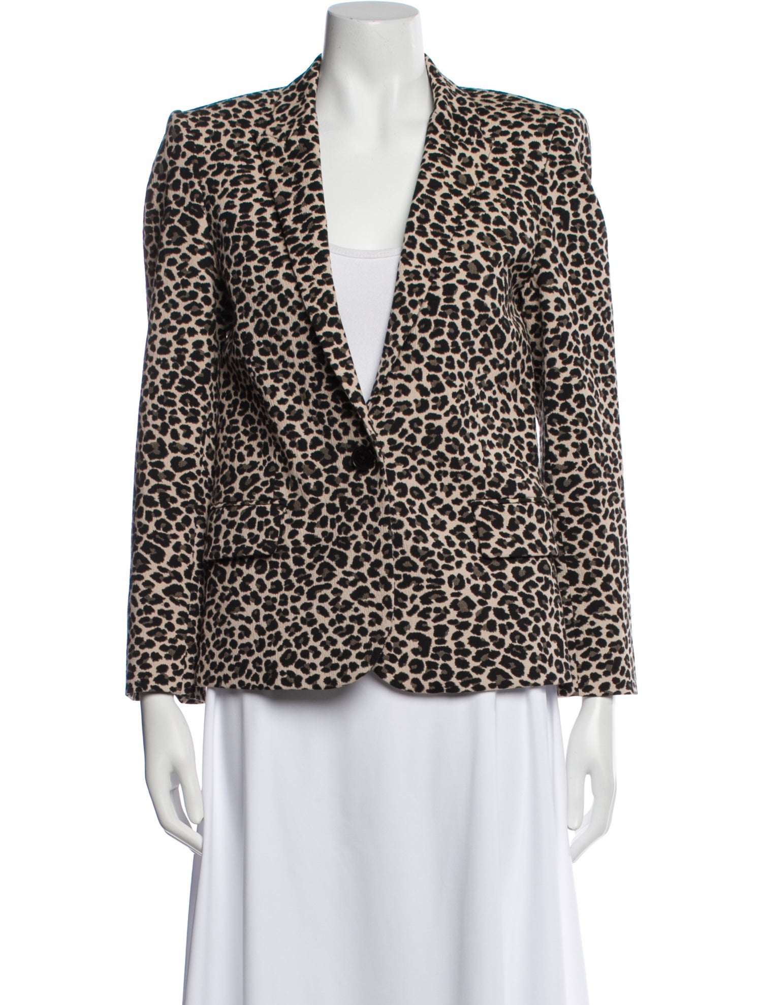 Zadig & Voltaire Animal Print Blazer