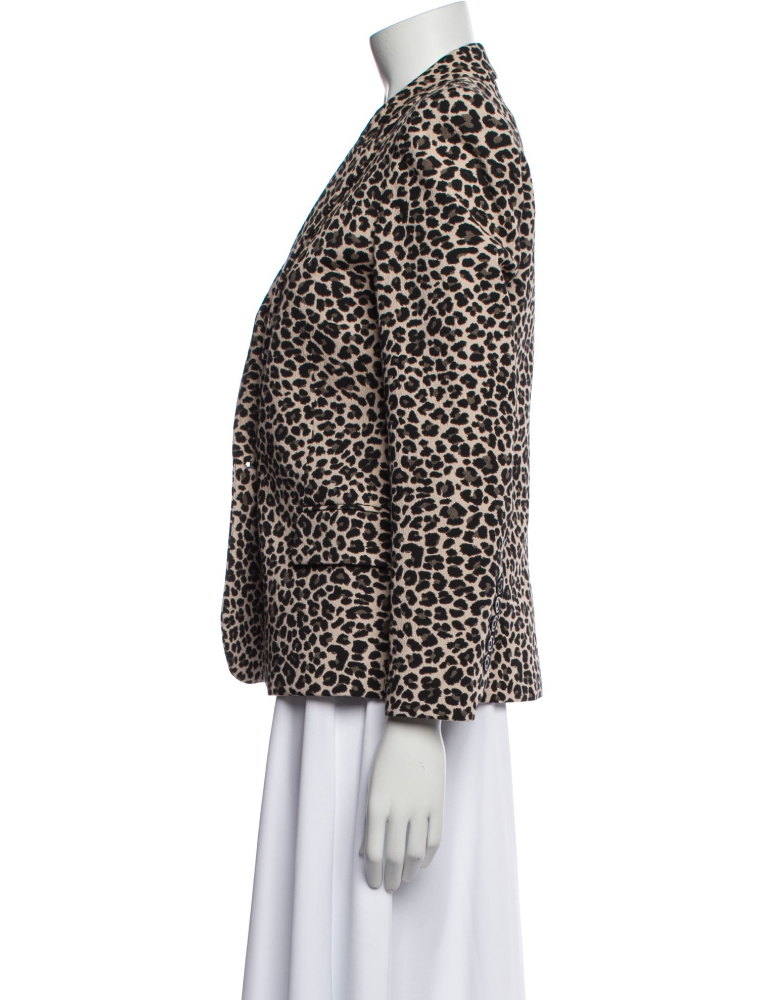 Zadig & Voltaire Animal Print Blazer