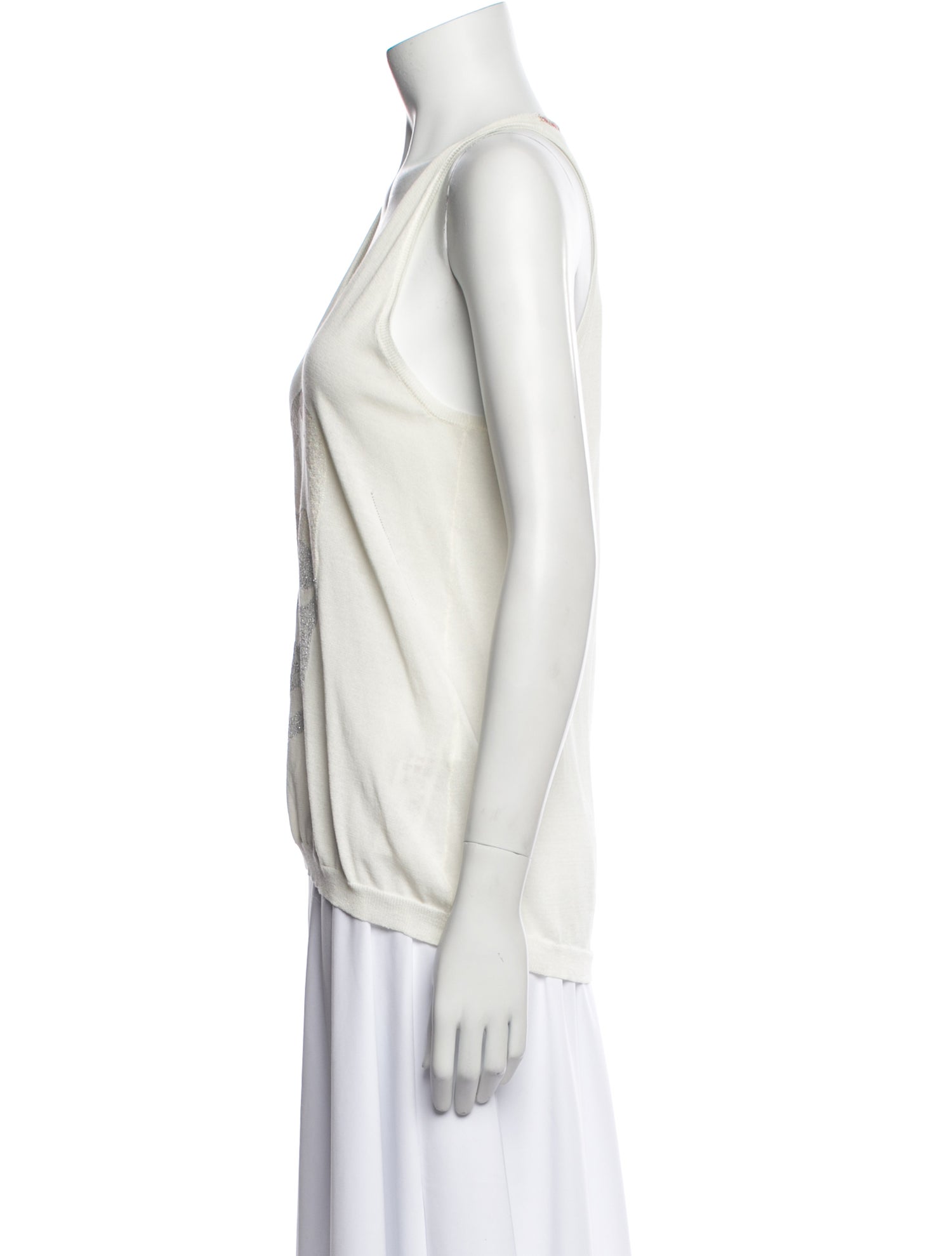 Zadig & Voltaire V-Neck Sleeveless Top w/ Tags