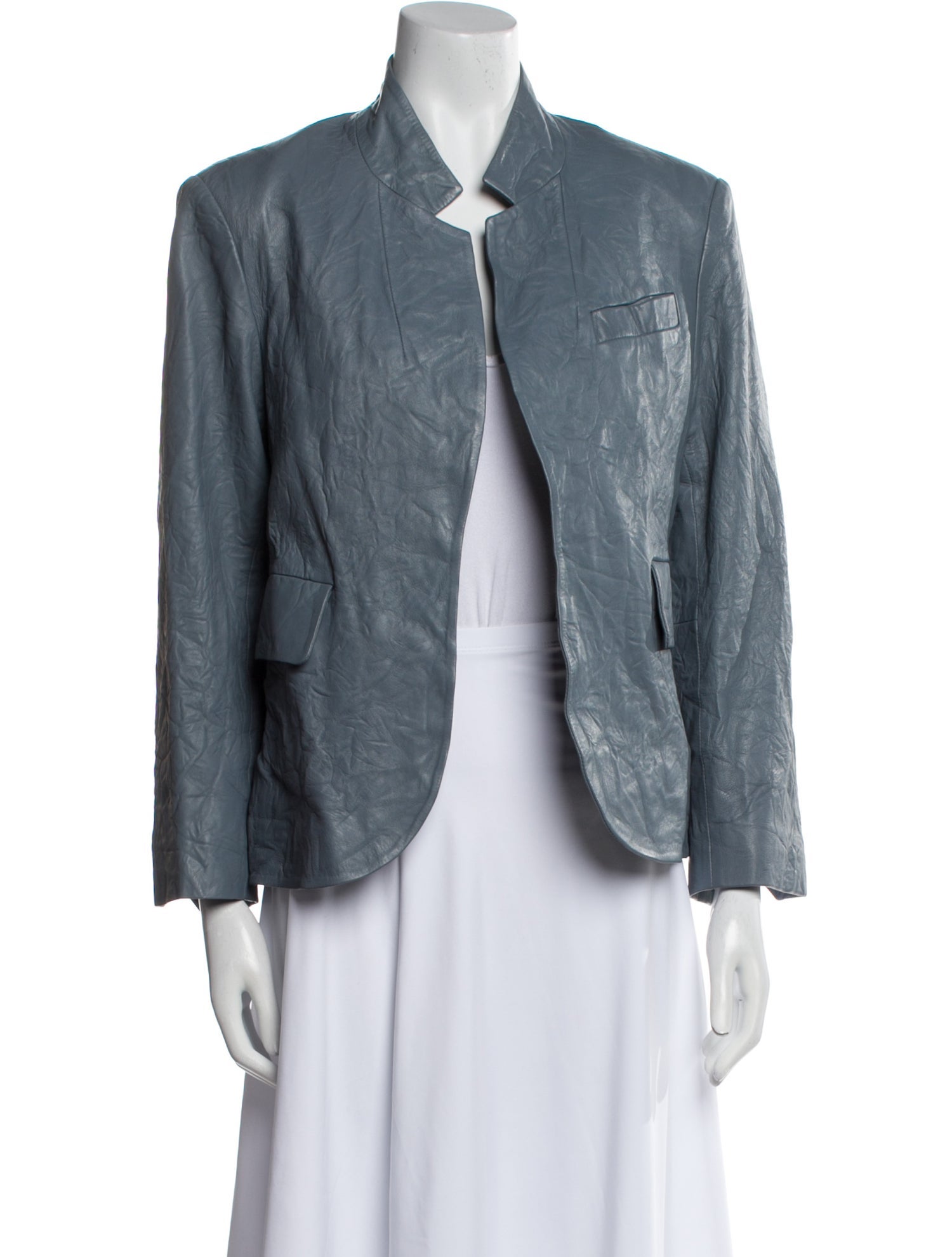 Zadig & Voltaire Lamb Leather Blazer