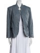 Zadig & Voltaire Lamb Leather Blazer