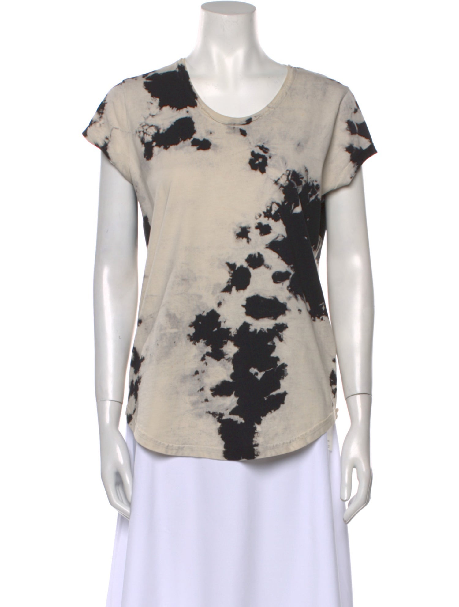 Zadig & Voltaire Tie-Dye Print Scoop Neck T-Shirt