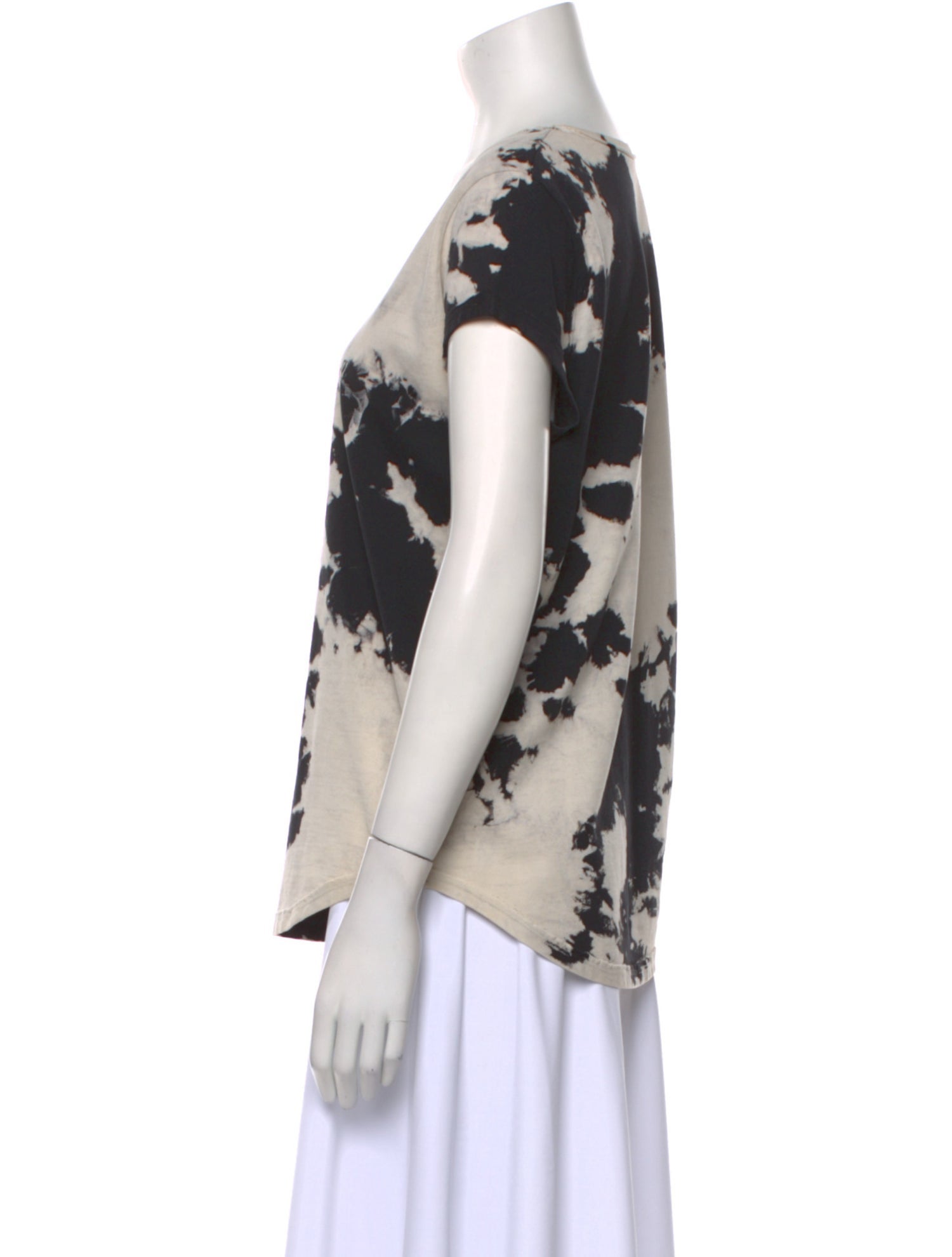 Zadig & Voltaire Tie-Dye Print Scoop Neck T-Shirt