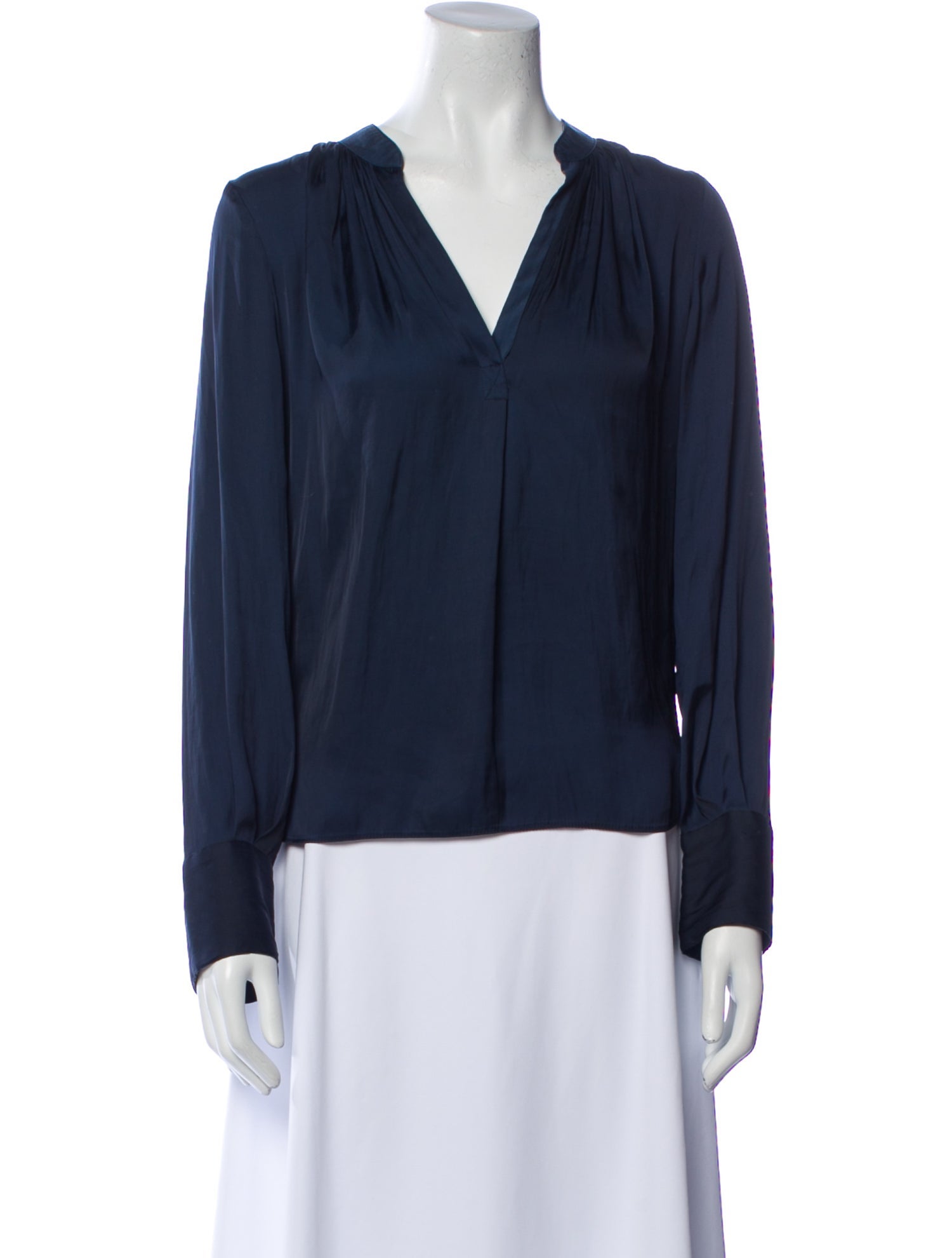 Zadig & Voltaire V-Neck Long Sleeve Blouse