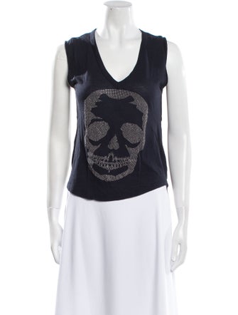 Zadig & Voltaire V-Neck Sleeveless Top
