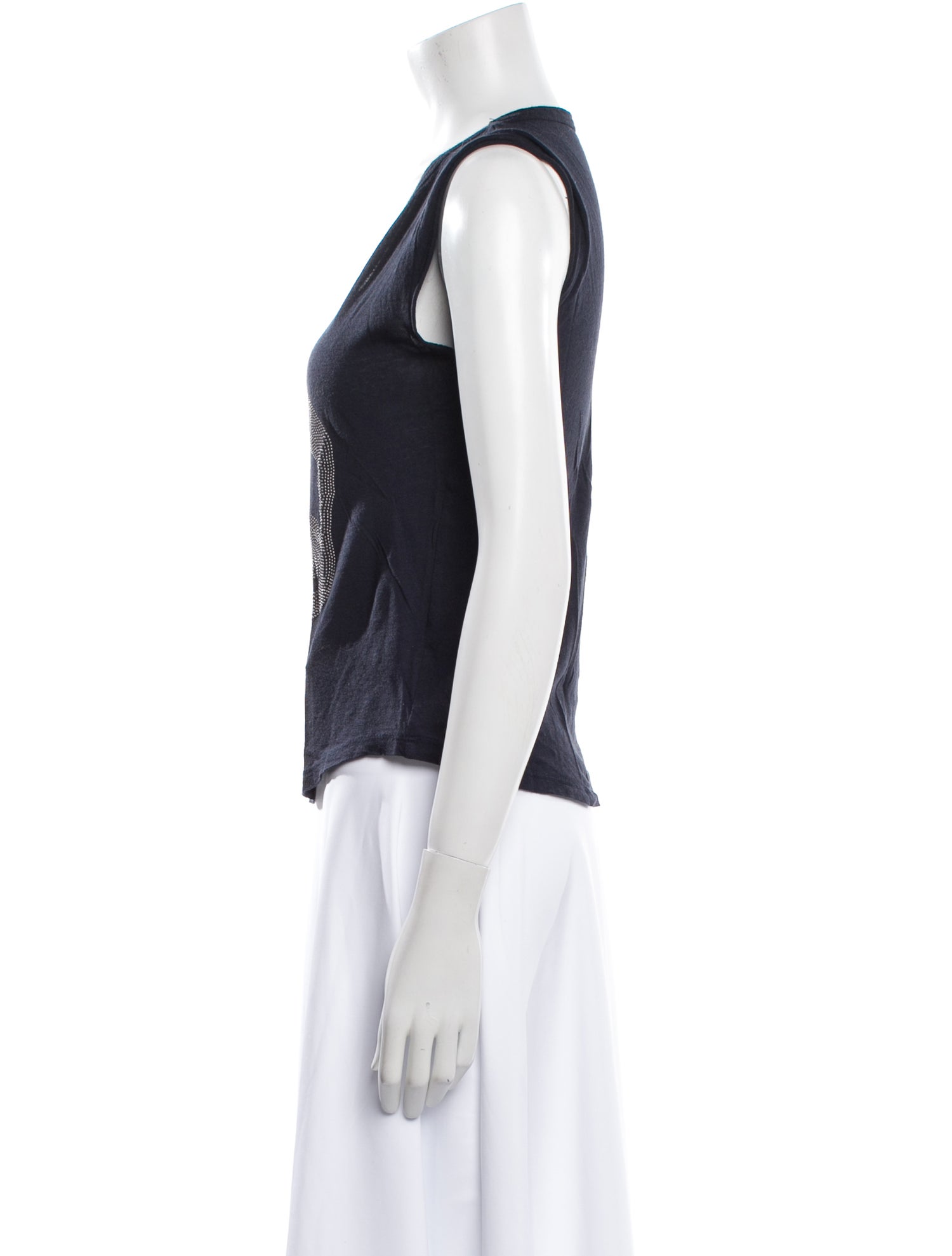Zadig & Voltaire V-Neck Sleeveless Top