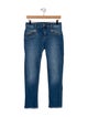 Zadig & Voltaire Mid-Rise Straight Leg Jeans