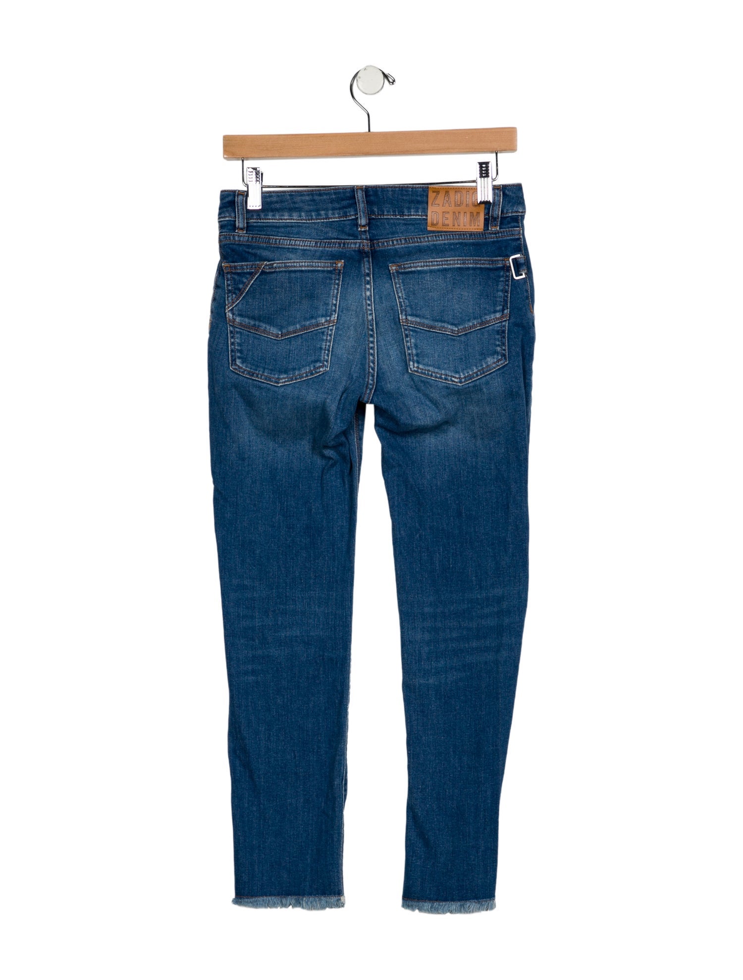 Zadig & Voltaire Mid-Rise Straight Leg Jeans