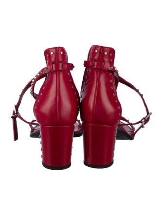 Zadig & Voltaire Leather Studded Accents Sandals