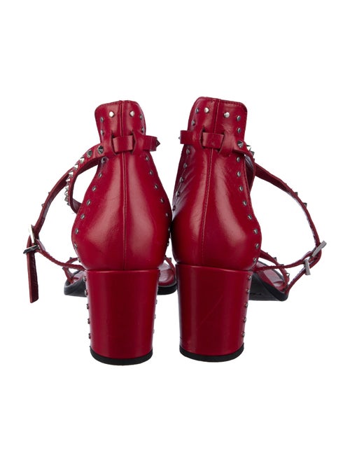 Zadig & Voltaire Leather Studded Accents Sandals