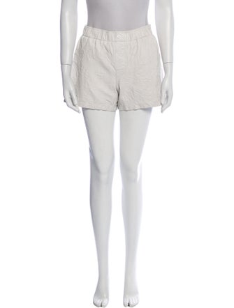 Zadig & Voltaire Lamb Leather Mini Shorts