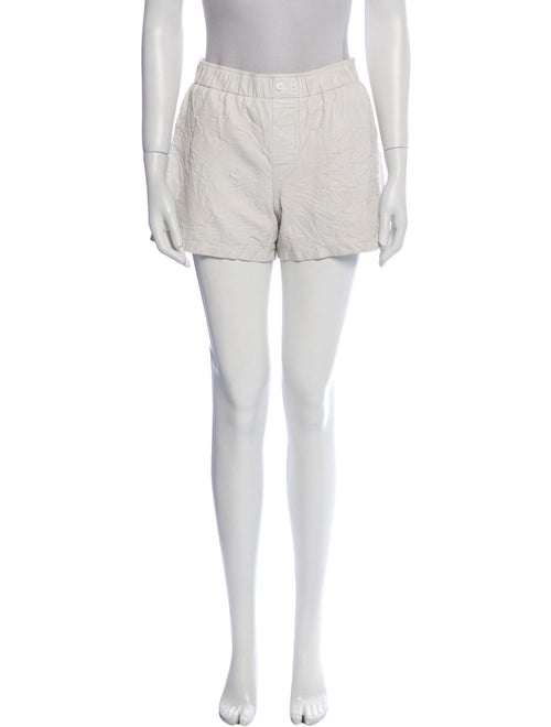 Zadig & Voltaire Lamb Leather Mini Shorts