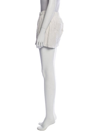 Zadig & Voltaire Lamb Leather Mini Shorts