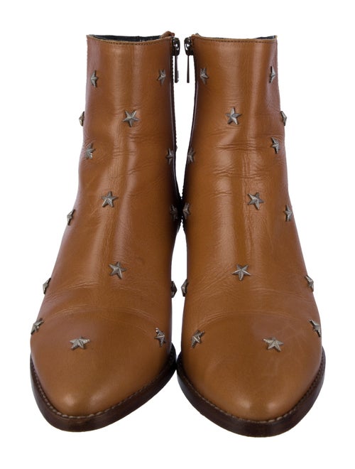 Zadig & Voltaire Leather Studded Accents Boots