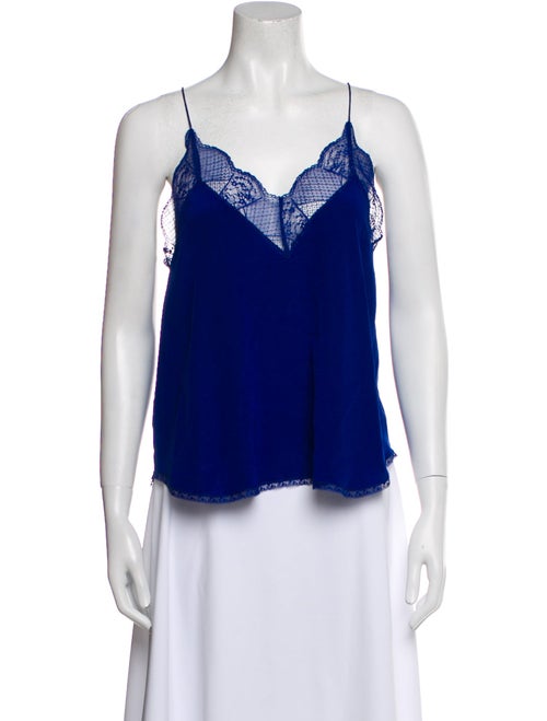 Zadig & Voltaire Silk V-Neck Top