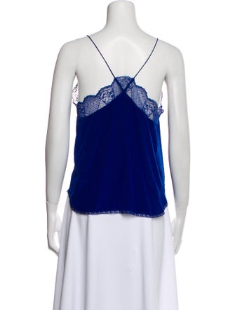 Zadig & Voltaire Silk V-Neck Top