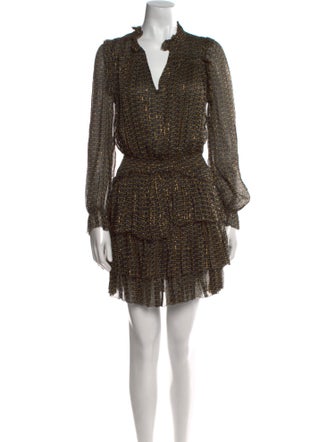 Zadig & Voltaire V-Neck Mini Dress