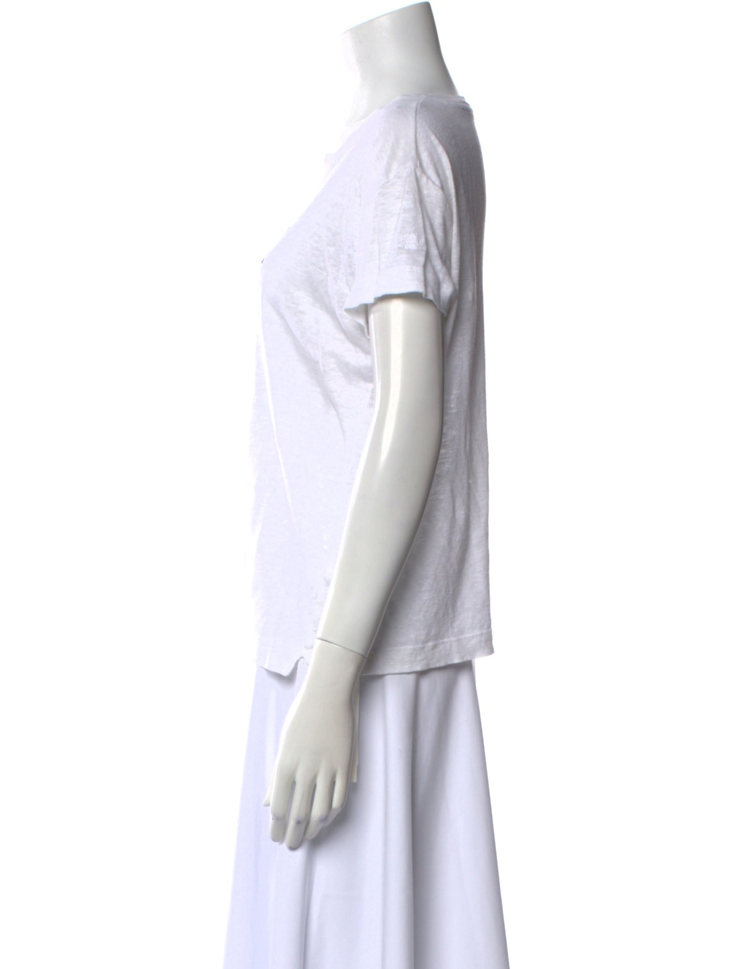 Zadig & Voltaire Linen Graphic Print T-Shirt